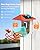 2.5K Smart Bird Feeder with Camera Outdoor Solar Powered, 2.4GHz/5GHz WiFi Birds Watching Camera with Auto Capture & AI Identification, Real-time Notifications, Gift for Bird Lovers