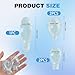 5PC Waterproof Toe Cover and Finger Protectors, Comfortable and Durable Soaking Sleeves for Fingers and Toefor Bathing, Pedicures, Manicures, Nail Care (2 Large 2 Small 1 Large Size)