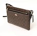 Coach SIGNATURE EAST WEST POP CROSSBODY (Dark Brown/Black)