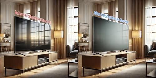 BU TV Screen Protectors 60 inch Anti Glare TV Screen Film with Blue Light Filter, Glare Reducer for TV, Indoor Outdoor Glare Shield Anti Glare Film for 60 TV (60" 1327 * 749) by BU TV Screen Protectors - Image 7