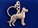 Great Dane George Harris Pewter Keychain