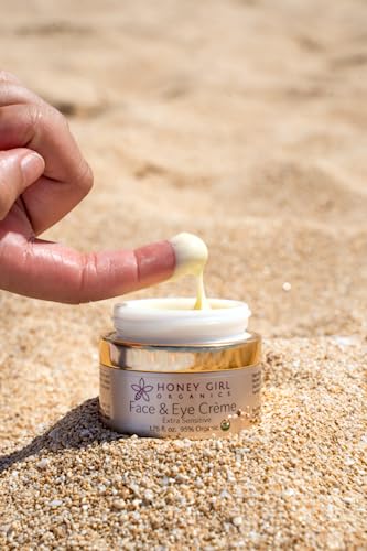 Honey Girl Organics Extra Sensitive Face and Eye Creme, 1.75 Fluid Ounce