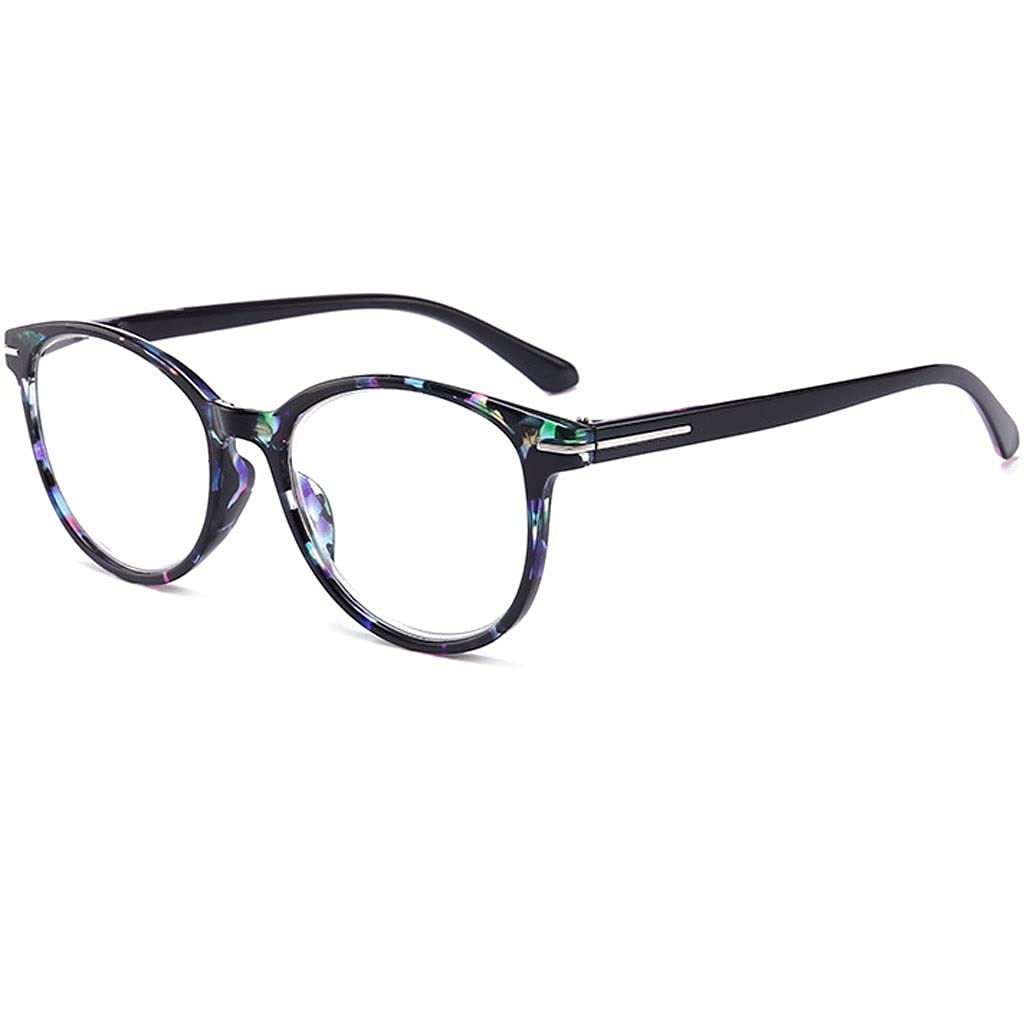 Okulary do czytania Niebieskie blokowanie światła dla kobiet/mężczyzn Anti Eyestrain Lekkie wygodne czytniki prostokątów (kolor: C, rozmiar: + 3.0)