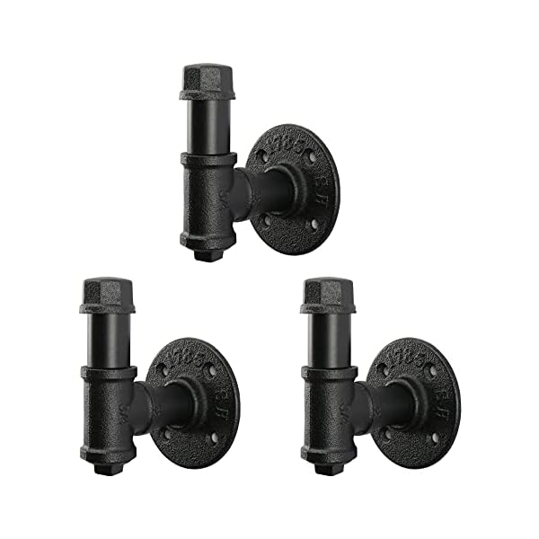  3-Pack-Industrial-Iron-Pipe-Robe-and-Towel-Hooks-Wall-Mounted-Home-Decor-Bathroom-Hardware-Rustic-Vintage-Style-Heavy-Duty-Farmhouse-DIY-Coat-Hook-for-Wall-Hanging