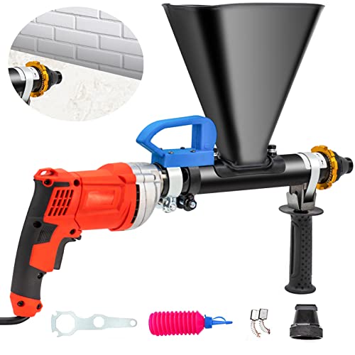 SDRTOP Elektrische Mörtelfugenpistole Abdichtungsmaschine Tragbare 4,7 l Zementfüllung Fräswerkzeug mit 2 Düsen für Ziegel, Wände, Böden, Heimdekorationen Cover