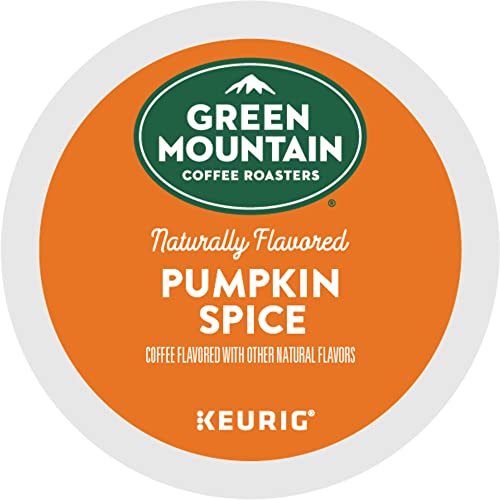 Image of Green Mountain Coffee Roasters Seasonal Selections Pumpkin Spice, Keurig Single-Serve K-Cup Pods, Light Roast Cofee, 32 Count (Pack of 2)