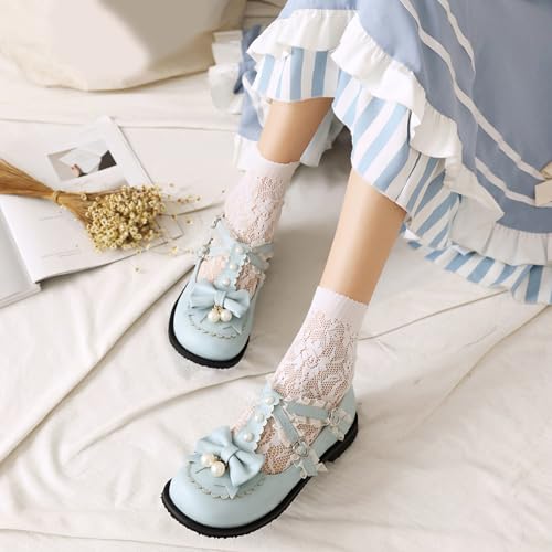 Bow Mary Jane Flat Girls Round Toe Shoes4