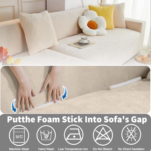 Housse de canapé en chenille douce et minimaliste de qualité supérieure