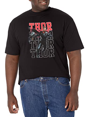 T-Shirt Thor Marvel Heroic Shot avec motif graphique imprimé pour homme