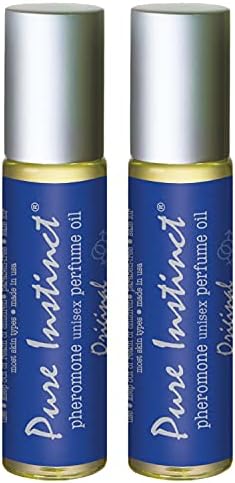 Pure Instinct Roll-On (2-Pack) - The Original Pheromone Infused Essential Oil Perfume Cologne - Unisex Attracts Men And Women - Tsa Ready