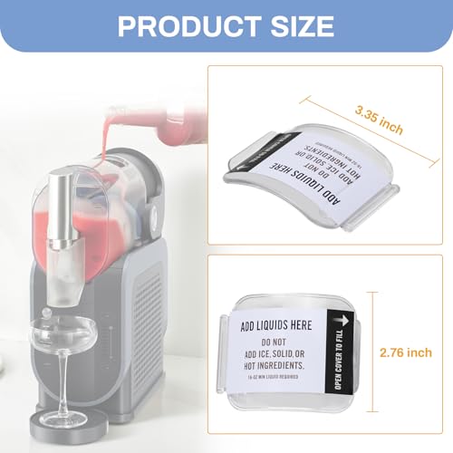 Tapa de repuesto para vaso Ninja Slushie 88 oz transparente miniatura 3