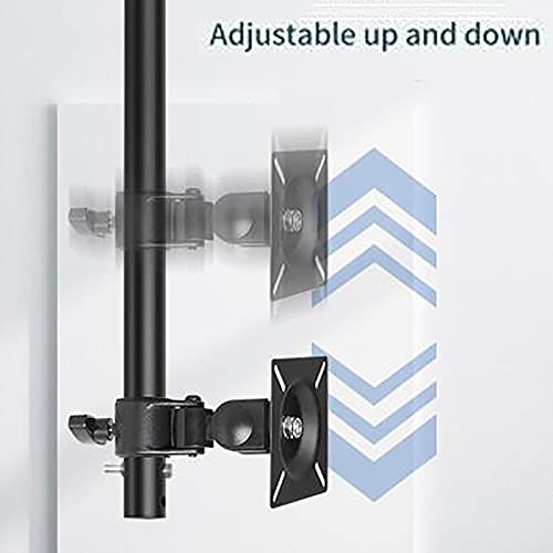Support TV Plafond robuste fixation métal pour sécuriser écran plat suspendu - 4