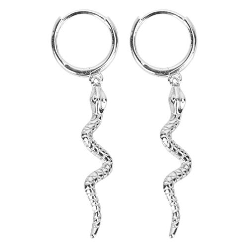 Holibanna Aretes de Serpiente Pendientes Serpiente de Aleación Punk Pendientes de Joyería Animal...