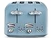 Price comparison product image De'Longhi Argento Flora CT04.AZ 4 Slice Toaster - Agave Blue