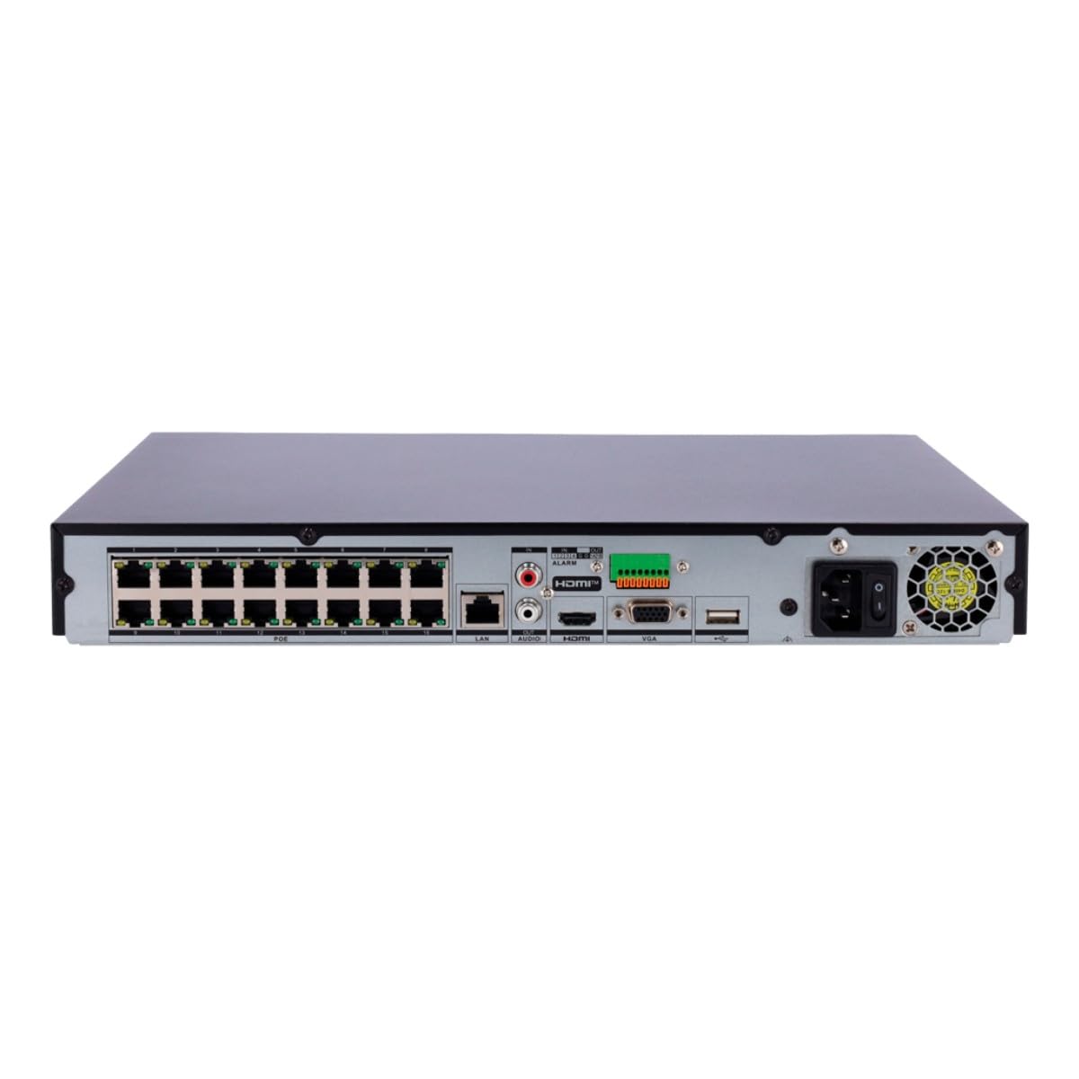 Hikvision 32-kanałowy rejestrator NVR AcuSense Pro 4K 1U PoE Czarny - DS-7632NXI-K2/16P(D)