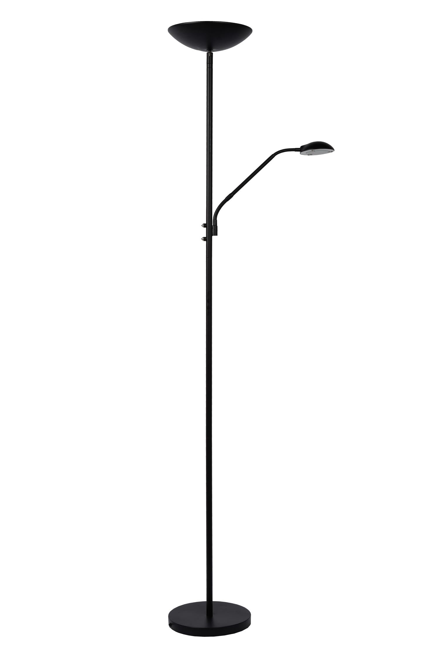 LUCIDE ZENITH - Lampadaire/lampe de lecture - LED Dim. - 3000K - Noir