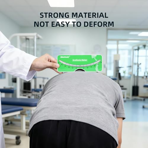 Image of Scoliosis Meter for Scoliosis Evaluation - Scoliosis Measurement Meter Level Ruler, Spine Rotation Detector, Scoliosis Angle Measurement, Pediatric & Adult Scoliosis Screening, Spinal Meter Machine