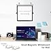 Small Magnetic Desktop White Board – Portable Mini Easel Dry Erase Whiteboard for Students Double Side to Do List Dry Erase Board with Stand for Office, School, Home 10 x 10 inches