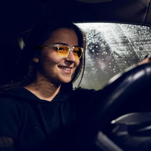 livho High Tech Night Driving Blue Light Glasses - Advanced Blue Light Blocking Computer Glasses