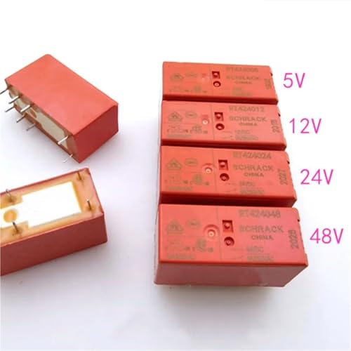 Relais RT424012 Schrack haute performance pour circuit imprimé 12VDC 8A - Lot de 10 - 3