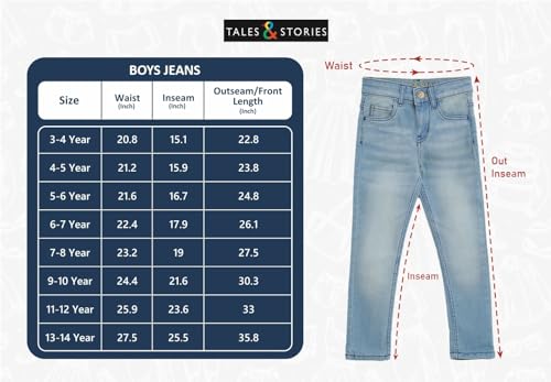 Image of Tales & Stories Baby-Boy's Regular Jeans (I198002-36M-BL Black 2 3 Years)