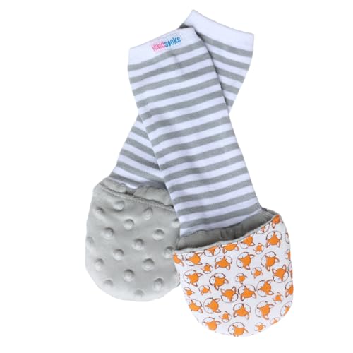 Image of Handsocks Plushy Stay On Strap-Free No-Scratch & Warmth Mittens