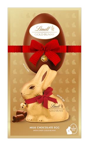 Lindt Gold Bunny Milk Chocolate Easter Egg Extra Large, 360g - Contains Gold Bunny - Easter Gift