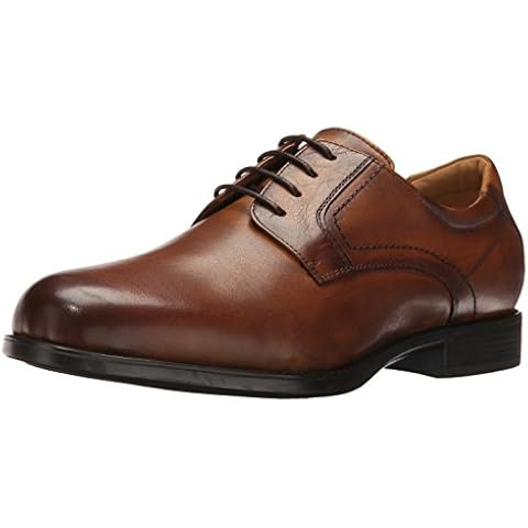 Florsheim mens Medfield Plain Toe Oxford Dress Shoe, Cognac, 9.5 US Cover