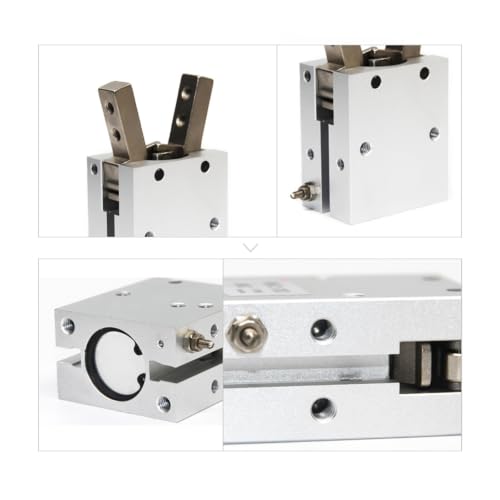 Cilindro neumático angular MHC2-10D de pinza de aire y doble efecto 4