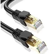 Cat 8 Ethernet Cable 1.5 M RJ45 High Speed Network 40 Gbps 2000 MHz SFTP Compatible With PS5 PS4 PC TV Box Router Modem Video Game Consoles Professional LAN Cable