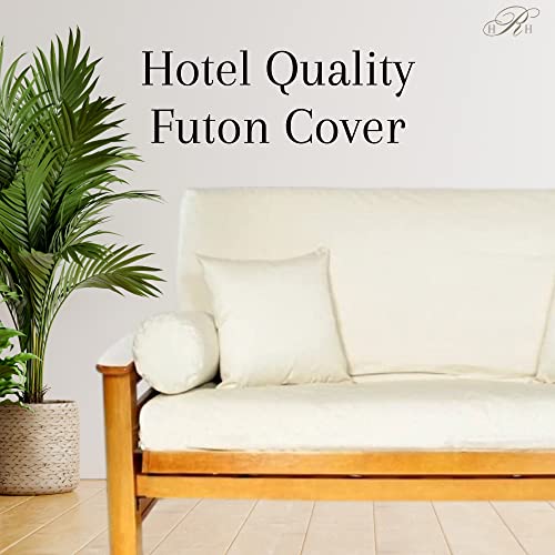 Royal Heritage Home100% Cotton Full Size Futon Cover - Natural #TOP1