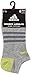 adidas womens Superlite No Show Socks (6-pair) - 2020, Medium Heather Grey/ Semi Solar Yellow/ Flash Red/ Sh, Medium