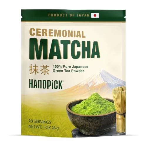 Image of HANDPICK Ceremonial Matcha Powder (1 Oz) Straight From Uji, Kyoto