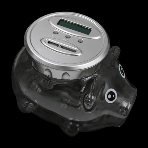 Tiardey Sparschwein, Spardose, digitales Geschenk-Sparschwein mit LCD-Display, großes digitales Zähl-Geldglas, Spardose für Freunde und Erwachsene zu Weihnachten, Neujahr, Geburtstag