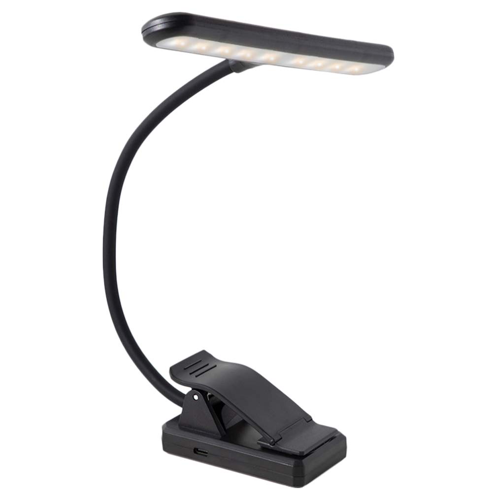 HEALLILY Clip- on Lamp 27- LED Music Stand Lamp Dimmable Piano Light for Reading Bedside-image-40