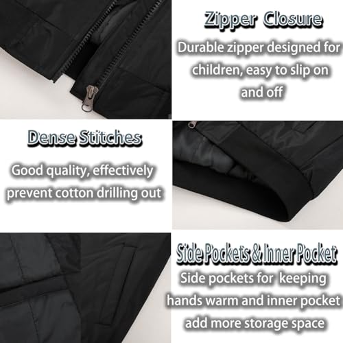Image of SNOW DREAMS Boys Girls Bomber Jacket Flight Jackets Spring Varsity Jacket