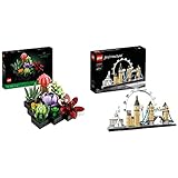LEGO 10309 Icons Succulents Artificial Plants Set for Adults & 21034 Architecture Skyline Model Building Set, London Eye, Big Ben, Tower Bridge Model Collection, Office Home Décor