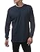Pro Club Men's Heavyweight Cotton Long Sleeve Thermal Top, Small, Navy
