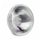 Barhbt Faros de motocicletas Para Dyna Softail Sportster XL883 Motocicleta 7 'lente De Cristal Para Faro Lente De Cristal Transparente H4