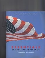 Essentials of American Government Community and College 0536965404 Book Cover