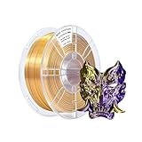 filament 3d printers 🌈【Sans enchevêtrement et sans bulles et sans obstruction】 --- Filament PLA + de couleur coextrudé en soie parfaitement enroulé, sans enchevêtrement avant de ne pas être ouvert, sans enfilage ni déformation. Longueur totale : 340-350m. Température d’impression recommandée : 210-230°C. Fondez bien, alimentez en douceur et constamment sans obstruer la buse ou l’extrudeuse.