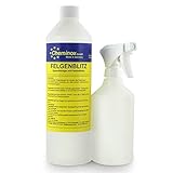 Cheminox Felgen Reinigung ist ein hochwirksamer, säurefreier professioneller Spezialreiniger. Alle Felgenarten und Leichtmetallfelgen (lackierte, verchromte und polierte Felgen) inkl. Color Control.