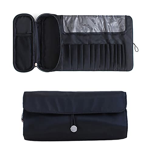 Portable Makeup Brush Storage Bag, Cosmetic Travel Storage Bag, Multi-Function Makeup Brush Protection Bag, Folding Tool Bag