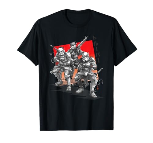 Image of Star Wars: Visions Anime The Duel Samurai Stormtrooper Trio T-Shirt