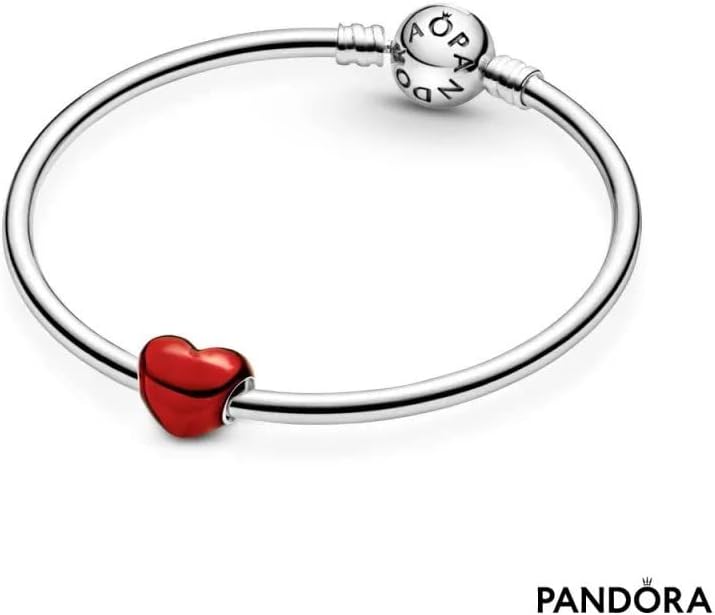 PANDORA Metallic Red Heart Charm