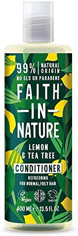 Faith In Nature Natural Lavender and Geranium Conditioner, Nourishing, Vegan and Cruelty Free, No SLS or Parabens, For Normal to Dry Hair, 400 ml