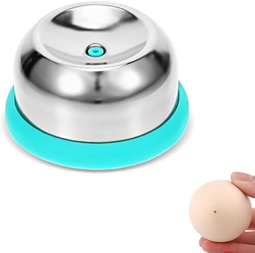 Miniatura 10 de Perforador de huevos para huevos crudos, tenedor de huevos de acero inoxidable para hervir huevos, excelente herramienta peladora de cáscara