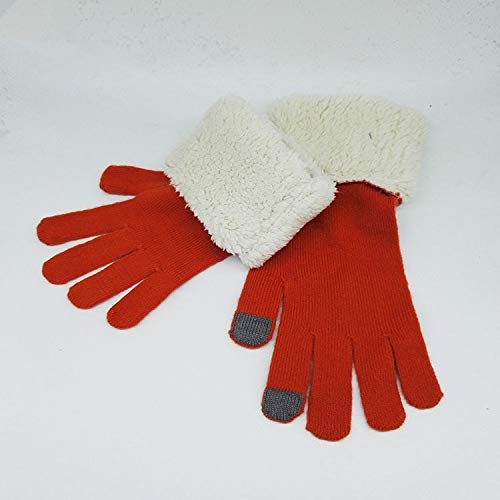 Preisvergleich Produktbild MMGC Handschuhe Korallenvlies Strickhandschuhe Touchscreen Warme Wollhandschuhe