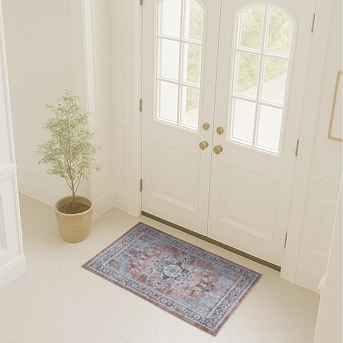 Alfombra Turca Lavable, Vintage, Oriental, Inspirada En La Antigüedad, Tradicional, Alfombra Pequeña Y Moderna, Alfombra De Lujo Para Entrada, Dormitorio, Baño Y Cocina 401 Tb, 2 X 3 Pies Alfombra Turca Lavable, Vintage, Oriental, Inspirada En La Antigüedad, Tradicional, Alfombra Pequeña Y Moderna, Alfombra De Lujo Para Entrada, Dormitorio, Baño Y Cocina 401 Tb, 2 X 3 Pies