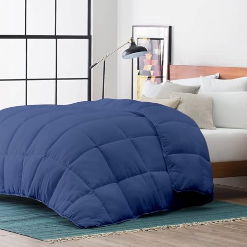 Image of Razzai All-Season Comforter 220 GSM | Super Soft Fluffy & Lightweight Comforter Double Bed Comforter (60 inch x 90 inch Inches /152cm x 228cm) - Single Bed Comforter | Medium Blue